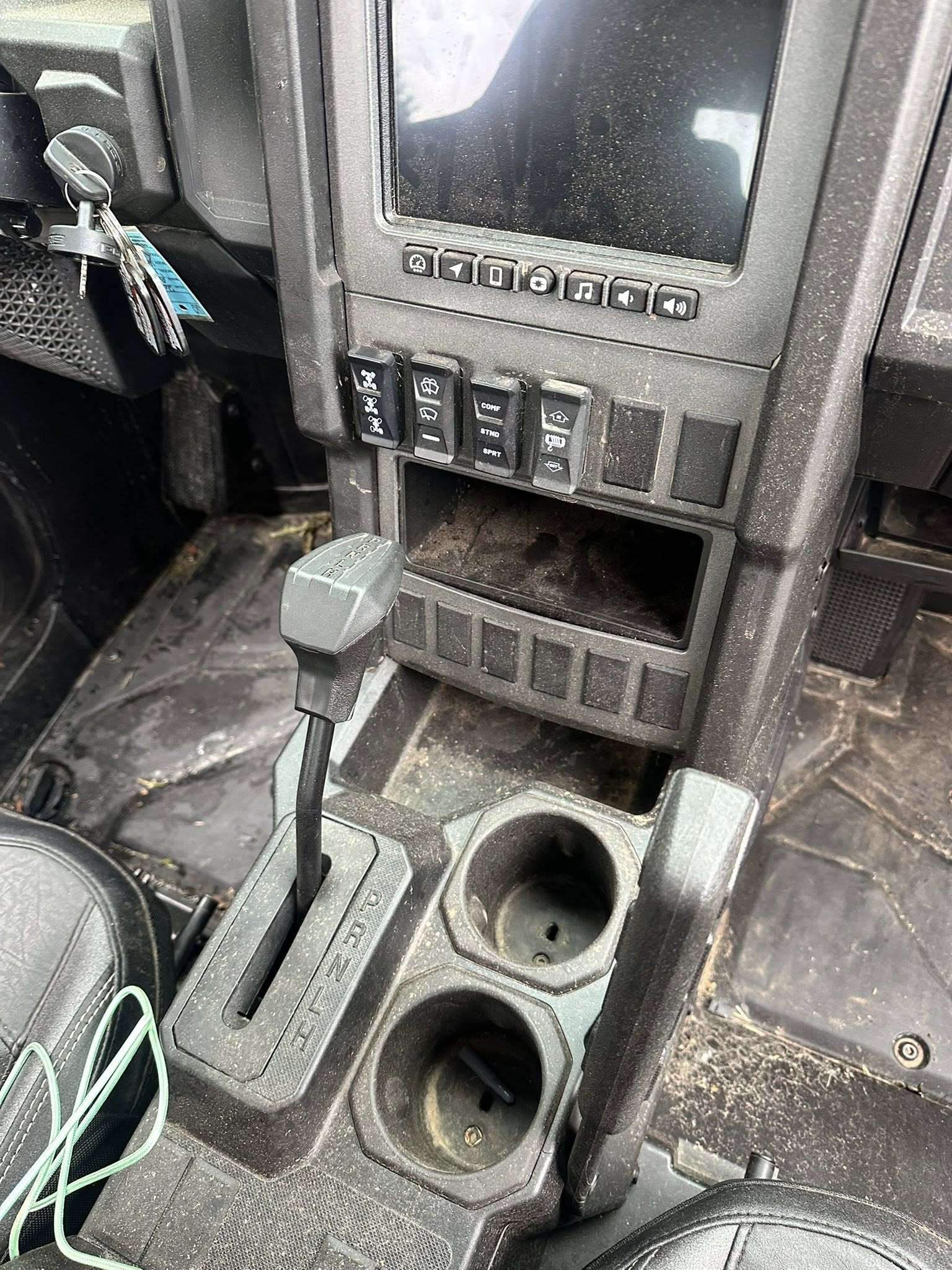 Seat & carpet restoration — before
